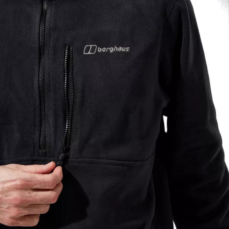 BERGHAUS Prism Half Zip Polartec® Fleece - bluza polarowa męska, rozmiar L (czarny)