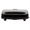 Sandwich maker Adler AD 3076 — 1000 W kompaktowy opiekacz do kanapek, czarno-srebrny