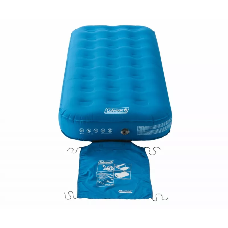 COLEMAN Extra Durable materac powietrzny pojedynczy - niebieski 2,2 kg Długość 198 cm Szerokość 82 cm Wysokość 22,5 cm (2000031637)