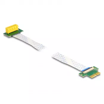 Karta rozszerzeń DeLOCK PCI Express x1 męski na x1 slot 90° kątowa z kablem FPC 30 cm