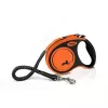 Smycz taśmowa Flexi Xtreme 5 m, pomarańczowo-czarna, średnia (do 35 kg)
