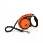 Smycz taśmowa Flexi Xtreme 5 m, pomarańczowo-czarna, średnia (do 35 kg)
