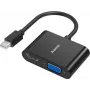 Przejściówka wideo HAMA Classic Line Mini DisplayPort na VGA/HDMI 2w1, obsługa Ultra HD 4K