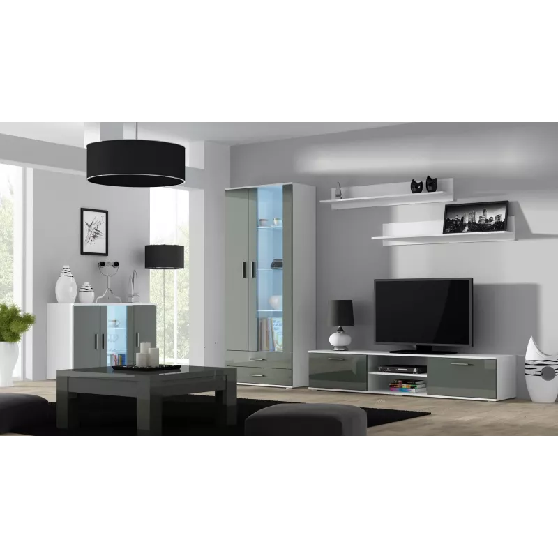 Cama zestaw of two shelves 125cm SOHO biały matowy