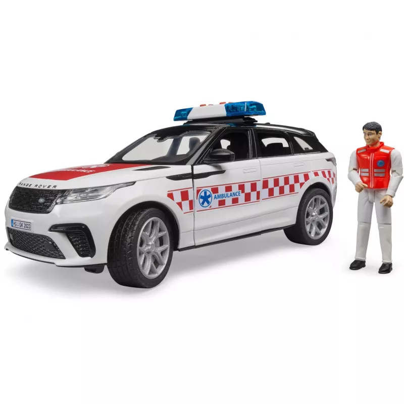 Pojazd Range Rover Velar Fire Engine z figurką