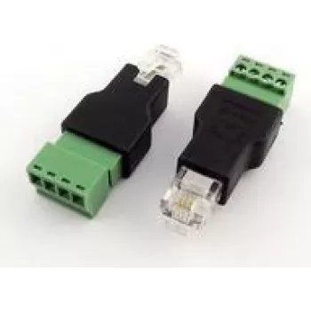 kabel TK RJ11-Plug 6P4C-Terminalblock/Schraubkontakt - kabel - Telefon (STT-RJ11)