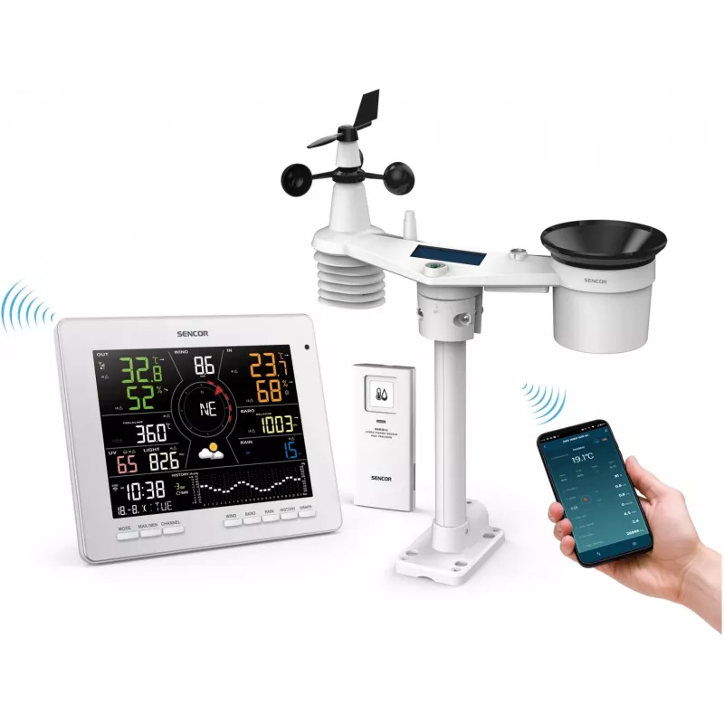 Stacja pogodowa SWS 16600 WiFi 7 w 1
