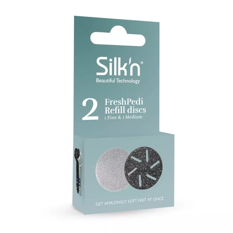 Zestaw uzupełniający wałków silikonowych do urządzenia do pedicure, miękkie i średnie, do silk'n FreshPedii FPR2PEUSM001