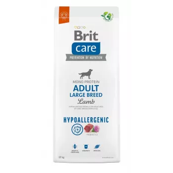 sucha karma dla psa Brit Care Hypoallergenic Adult Large Breed jagnięcina z ryżem 12 kg, białko 26%, tłuszcz 14%