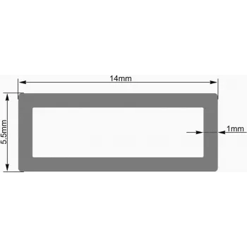 EUROLITE empty-Tube 14x5,5mm przezroczysta taśma LED 2m (51202702)