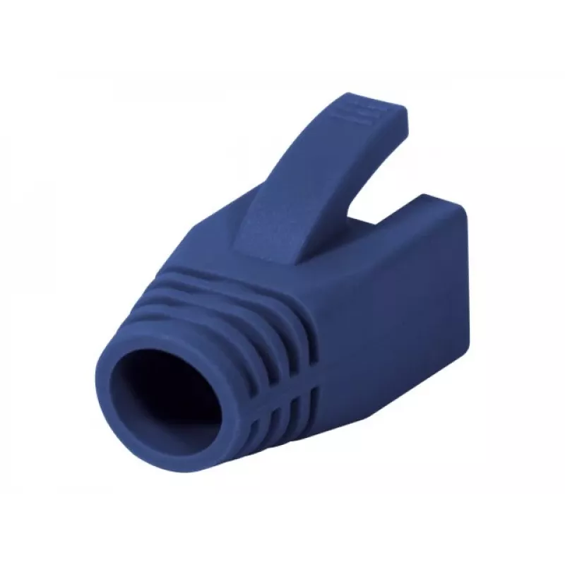 Logilink | Osłona odciążająca wtyku RJ45, 8,0 mm (50 szt.) | MP0035B | Niebieska
