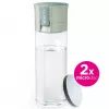 Butelka na wodę wielokrotnego użytku BRITA Fill&Go Vital 600 ml z wbudowanym filtrem MicroDisc, zielona