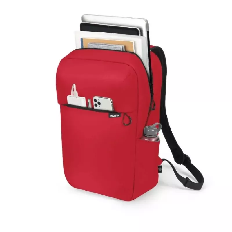 Casual backpack DICOTA D32121-RPET czerwony Polyester rPET