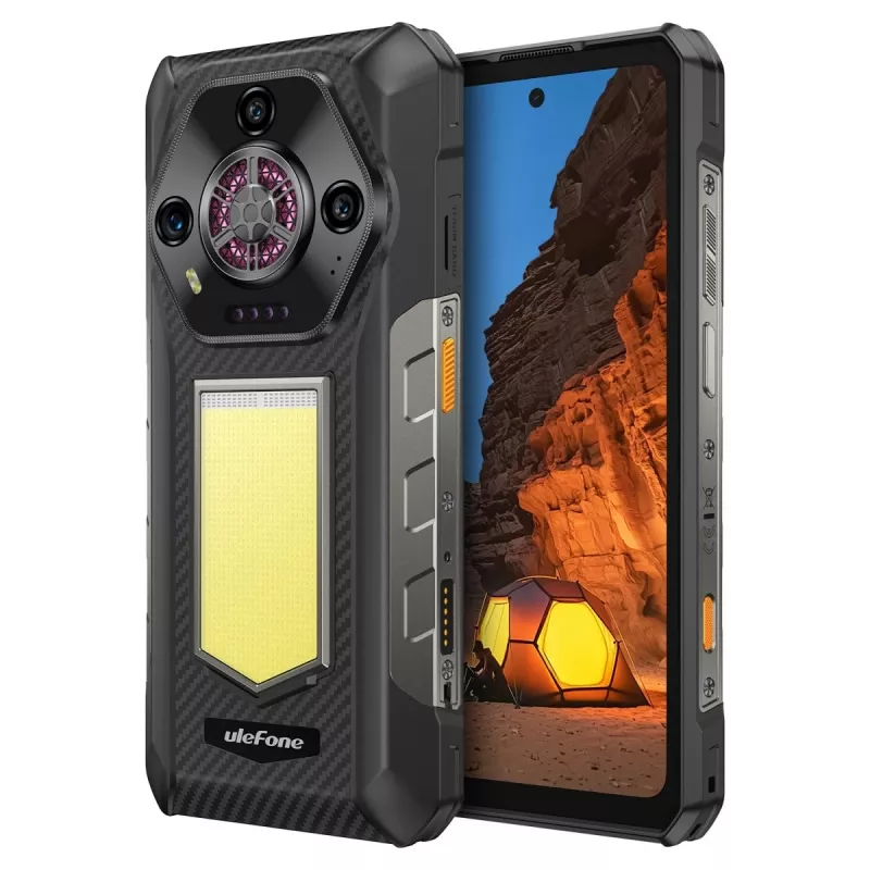 Wytrzymały smartfon UleFone Armor 30 4G z Helio, 12 GB RAM, 512 GB pamięci, Czarny, klasa energetyczna A