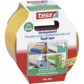 Taśma montażowa Tesa 5681, długość 5 m, szerokość 50 mm, brązowa/biała