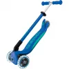 Primo Foldable Plus Lights, Scooter dunkelblau/türkis