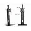 Gembird MS-D1-01 Monitor Desk Stand Height Adjustable Czarny