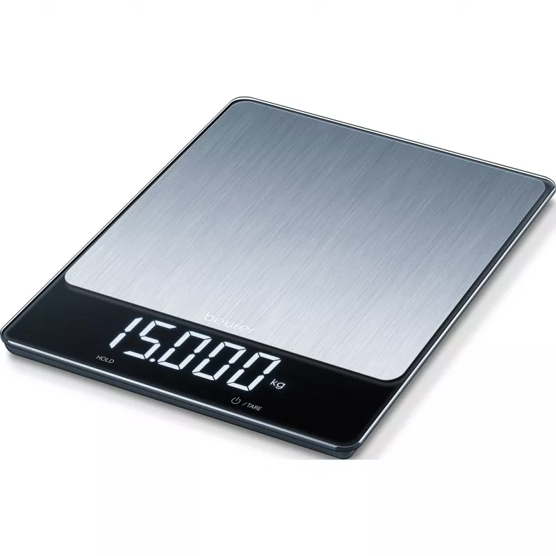 Waga kuchenna Beurer KS 34 XL stal nierdzewna, udźwig 5 kg, dokładność 1 g