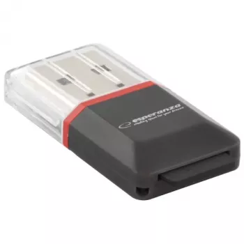 Czytnik kart Esperanza EA134K Czarny, Srebrny, Przezroczysty USB 2.0