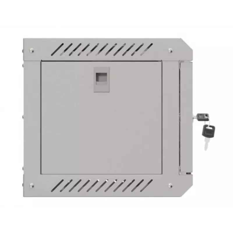Szafa rack naścienna Lanberg WF11-3304-10S 4U szara, udźwig 30 kg