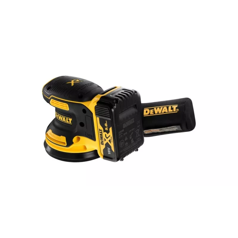 Szlifierka tarczowa DeWalt DCW210N bezszczotkowa 18 V, talerz 125 mm, 8 000–12 000 OPM, 930 g