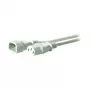 EFB-Elektronik Przedłużacz zasilający IEC C14 180° - C13 180°, Szary, 3,0 m, 3 x 1,00 mm² Producent: EFB Elektronik (EK507.3)