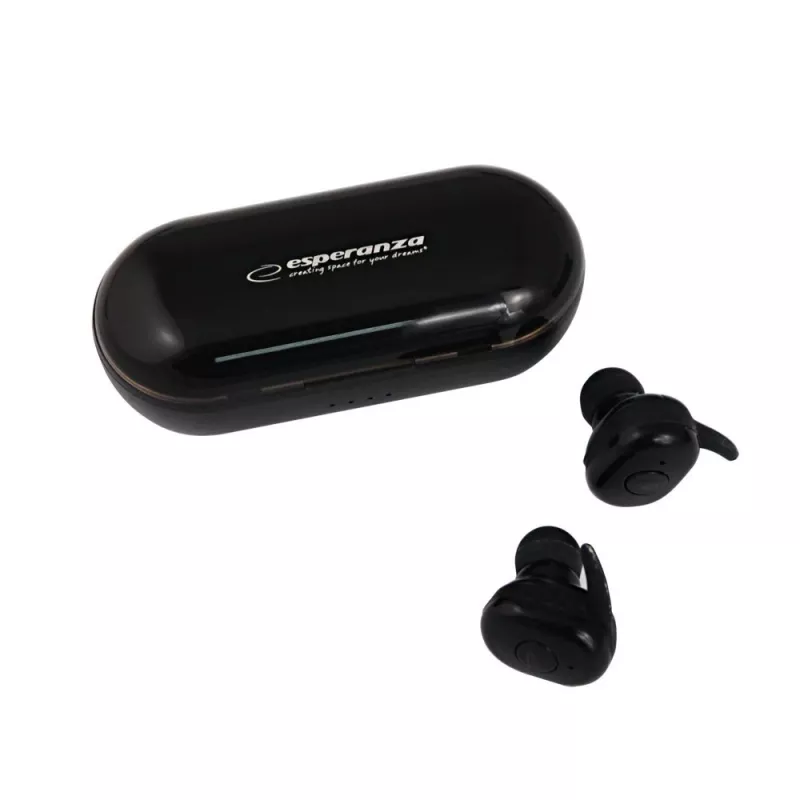 Esperanza TWS CARDERA Headphones Wireless In-ear Calls/Music Bluetooth Czarny