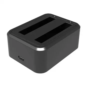 Puluz USB Dual Batteries Charger PU818 dla Insta360 X3 — dwuslotowa ładowarka USB