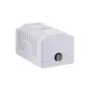 Puszka gniazda Lanberg OU5-0001-W RJ-45 biała
