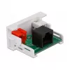 Moduł DeLOCK Easy 45 2 x RCA żeński do RJ45 żeński port 22,5 x 45 mm