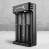 Ładowarka do akumulatorów everActive LC200 domowa USB, 2-kanałowa, Li-Ion, obsługuje A/AA/AAA/AAAA/C/D, wejście 5 V, wyjście 4,2 V, czarna