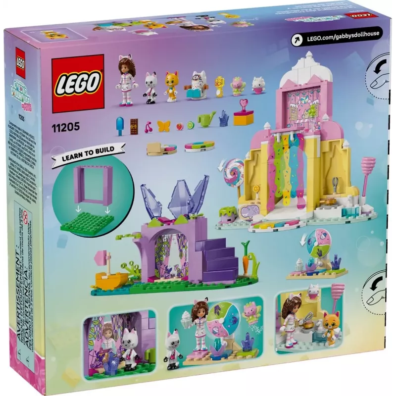 Zabawka konstrukcyjna LEGO Icing Mountain and Kitten Garden zestaw 11205 — 263 elementy, 3 minifigurki, wiek 4+