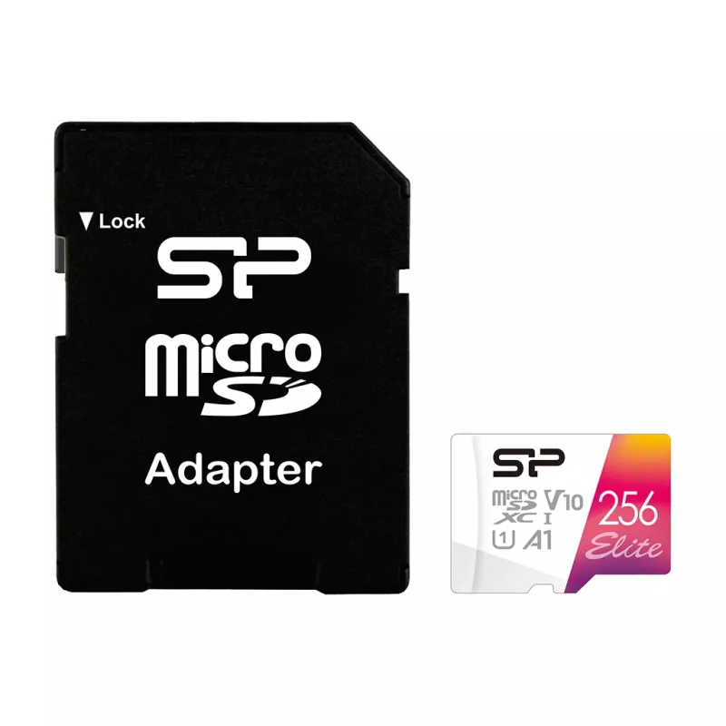 Pamięć Flash Silicon Power 256 GB MicroSDXC UHS-I Elite