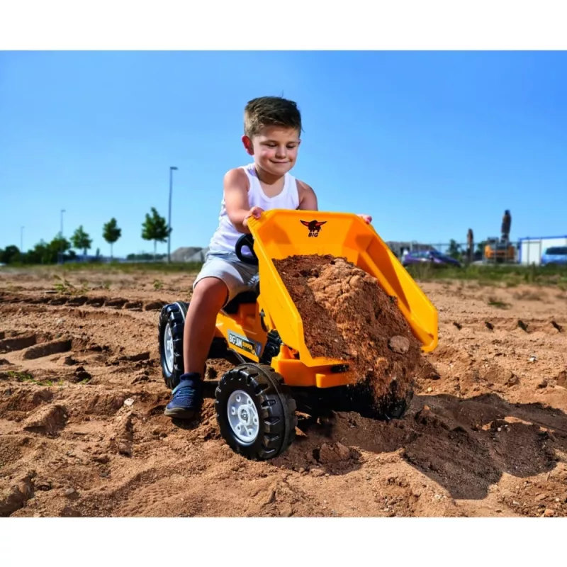 Zabawka wywrotka Simba-Dickie BIG Jim-Dumper, plastikowa, dla wieku 3–5 lat, czarno-żółta