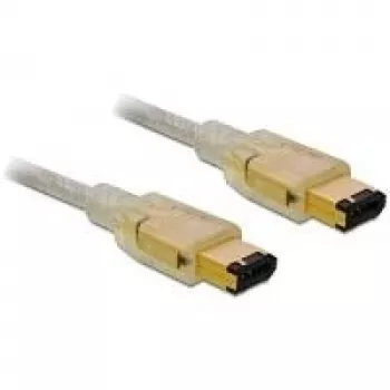 Kabel FireWire A/A DeLOCK 1,0 m szary