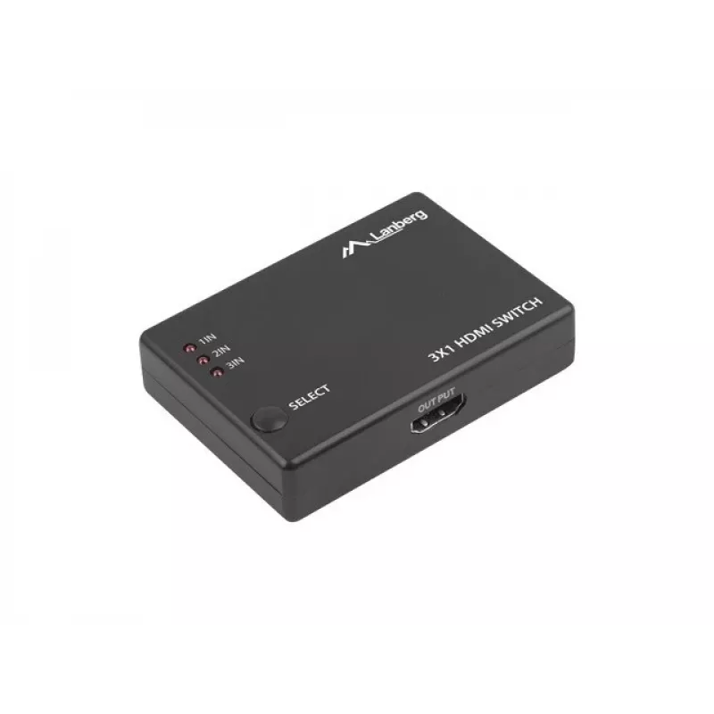 LANBERG PRZEŁĄCZNIK WIDEO 3X HDMI + PORT MICRO USB