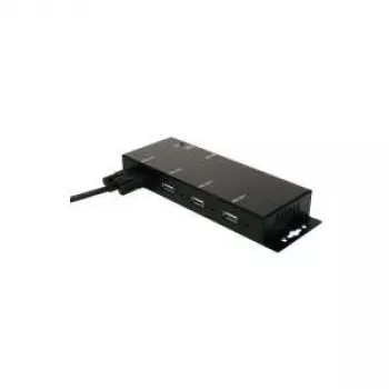 EXSYS EX-1166HMV 4-portowy zewnętrzny hub USB 2.0 metalowy przykręcany