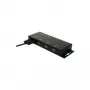 EXSYS EX-1166HMV 4-portowy zewnętrzny hub USB 2.0 metalowy przykręcany