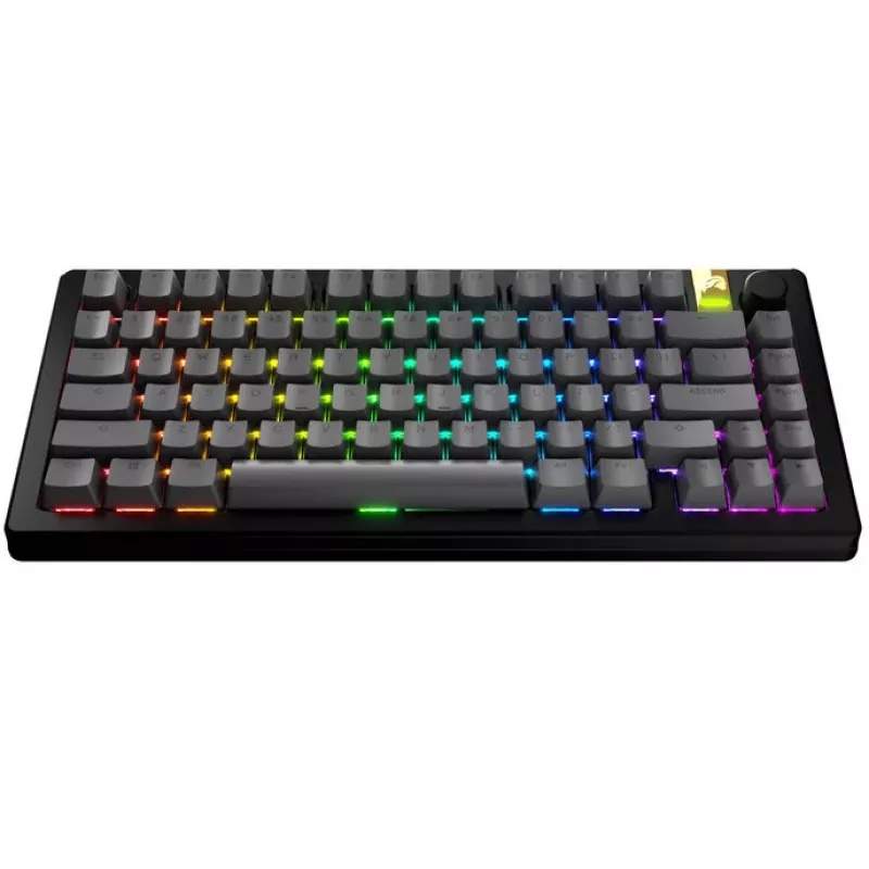 Keycaps GLORIOUS GPBT Basics PBT Dye-Sub Armor szary układ ANSI