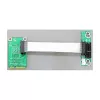 Karta Riser Mini PCI Express > PCI Express x1 skierowana w lewo