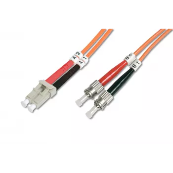 Światłowodowy kabel krosowy wielomodowy - LC - ST - 10 m - I-VH - OM2 - LC - ST
