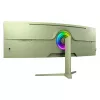 Curved computer monitor Arozzi Nova 49 inch (124.5 cm) Dual QHD 5120×1440 LED VA, 4 ms, zielony