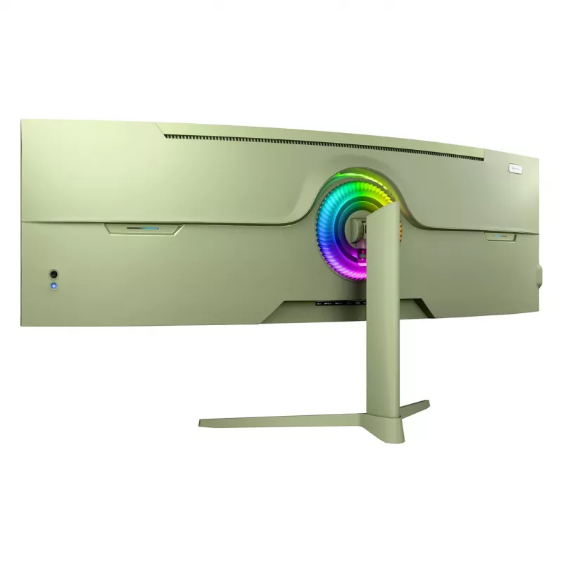 Curved computer monitor Arozzi Nova 49 inch (124.5 cm) Dual QHD 5120×1440 LED VA, 4 ms, zielony