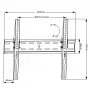 Uchwyt telewizyjny MACLEAN BRACKETS MC-862 Oryginalny, wyjątkowo wytrzymały, regulowany, łatwy montaż, 26-55 cali, 40 kg, uniwersalny czarny, max VESA 400x400