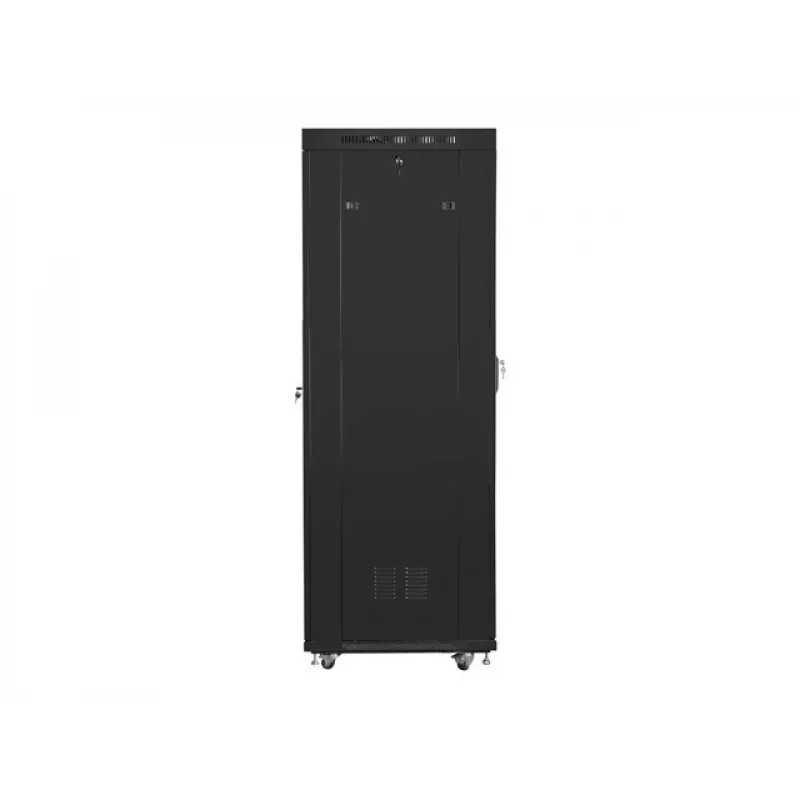 Szafa rack LANBERG FF01-6842-23BL 42U wolnostojąca, 2127,5×600×800 mm, IP20, zamek na klucz, kółka jezdne