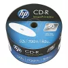 VERBATIM CD-R 52x 700MB dyski z możliwością nadruku — opakowanie 50 szt.