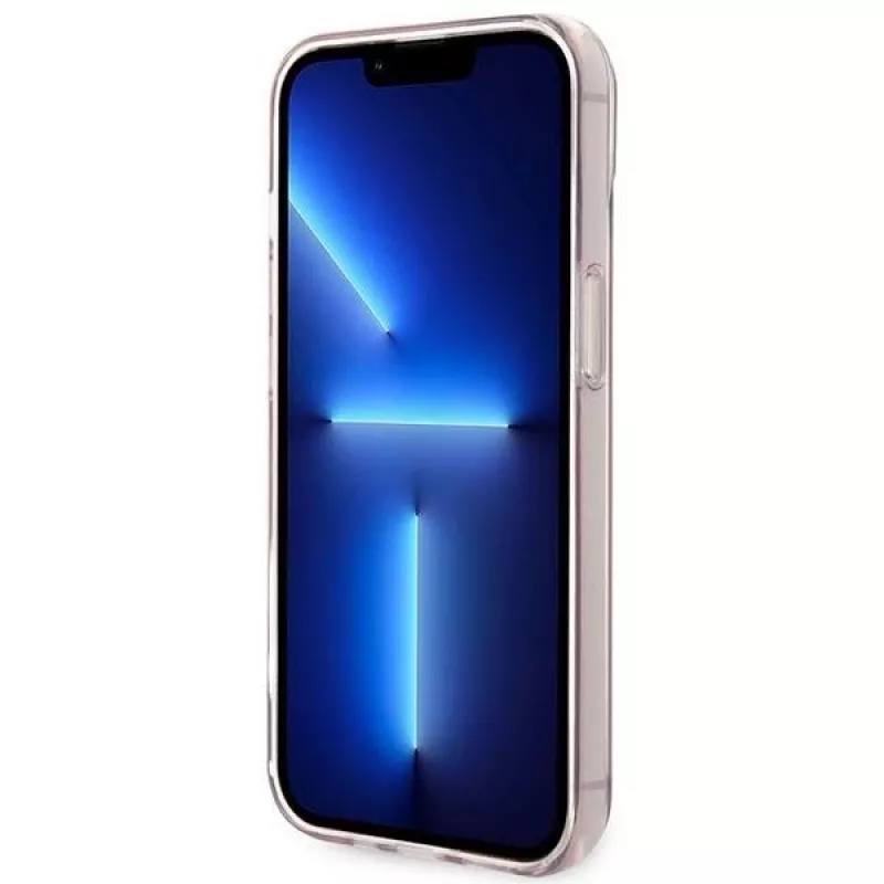 Karl Lagerfeld KLHCP14MCTRI Iphone 14 Plus / 15 Plus 6.7 Hardcase różowy / różowy przezroczysty etui z kotką Choupette
