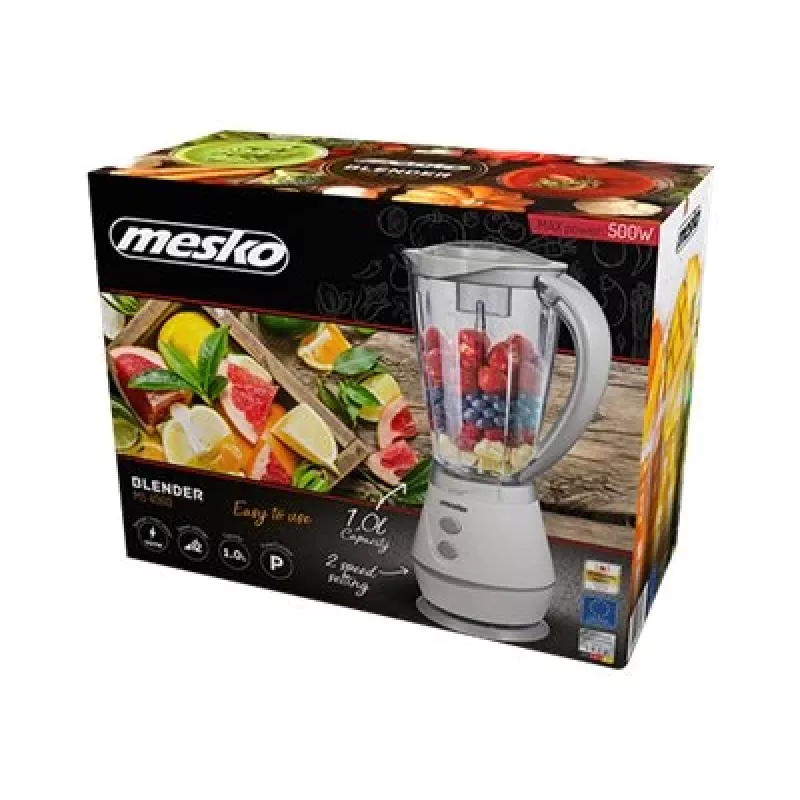 Blender stołowy Mesko MS 4060g 1 L 500 W Szary