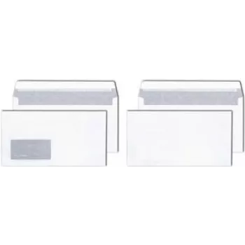 Koperta MAILmedia 125 x 235 mm biała z okienkiem