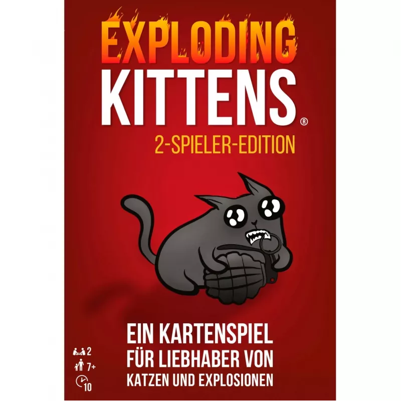 Exploding Kittens - Edycja 2-osobowa, gra karciana